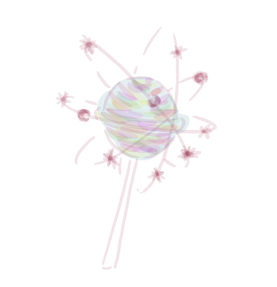 Cosmic lollipop